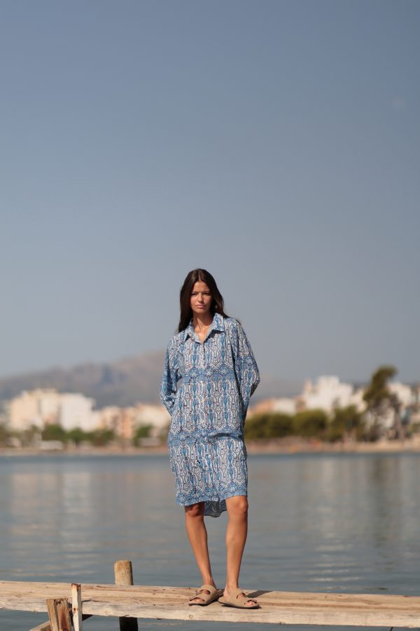 Vestido Camisero Viento Cálido