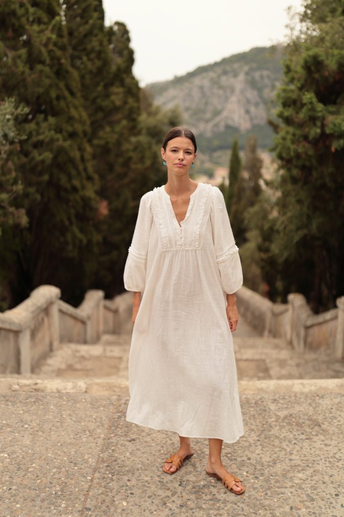 Vestido Rosa de Viento
