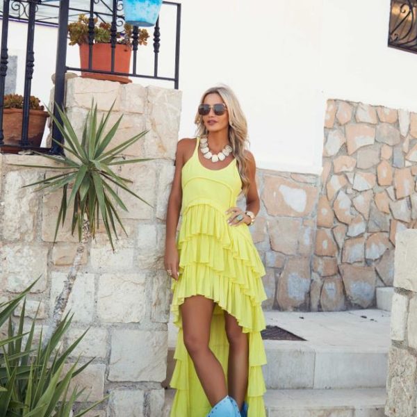 Vestido Faisán camaleónica