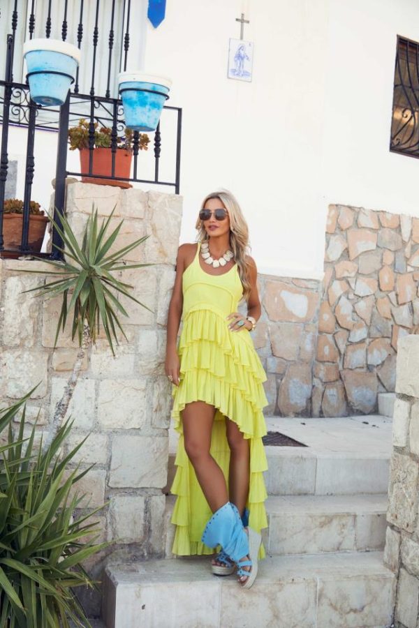 Vestido Faisán camaleónica
