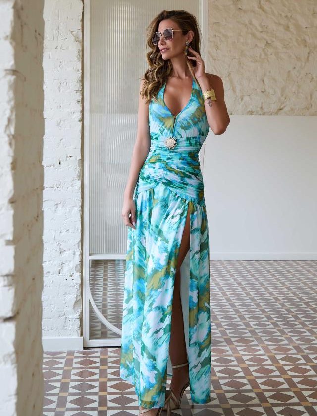 Vestido Bisbita camaleónica