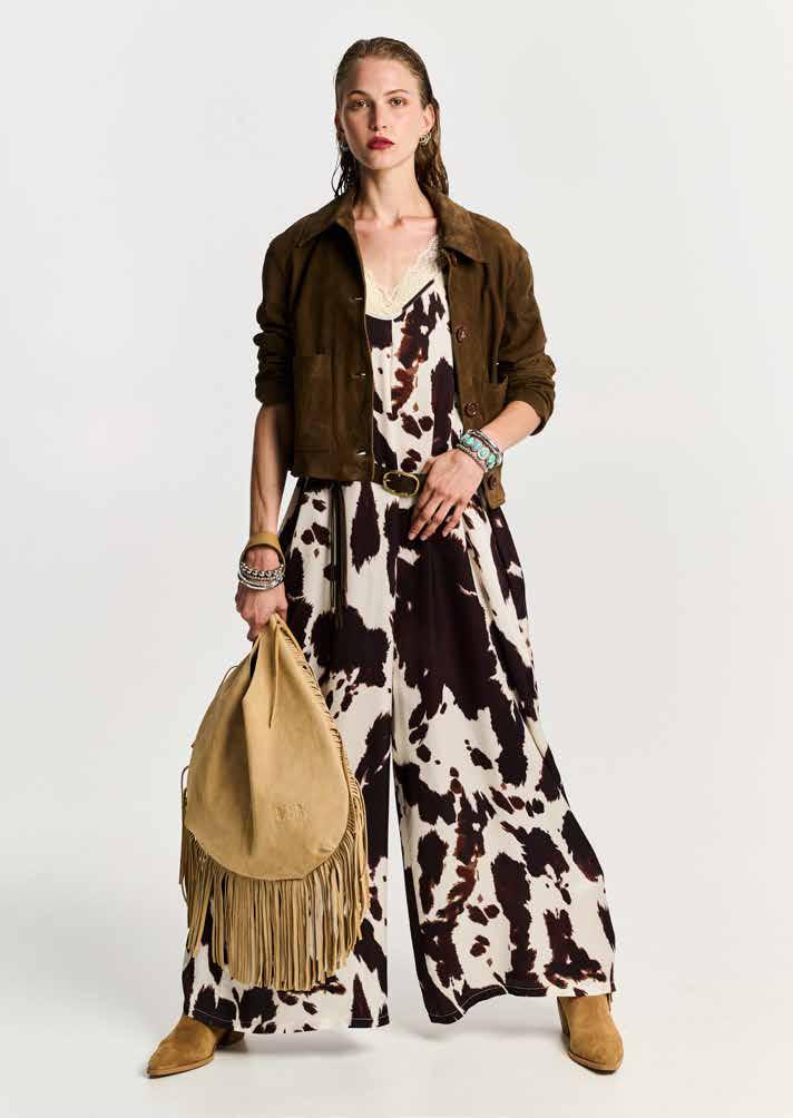 look festival verano mujer — mono estampado fluido BSB 2026