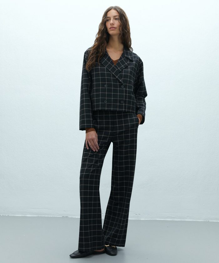 andam-pantalon-cuadro-ventana-negro-1 Pantalón de cuadro ventana negro ANDAM vista frontal