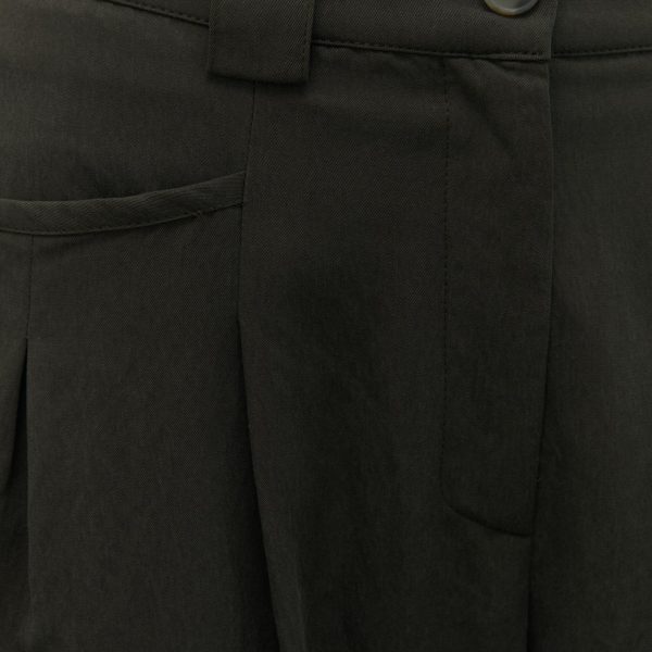 Pantalón de pinzas kaki ANDAM conjunto con la bomber a juego