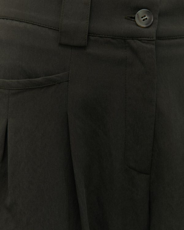 Pantalón de pinzas kaki ANDAM conjunto con la bomber a juego