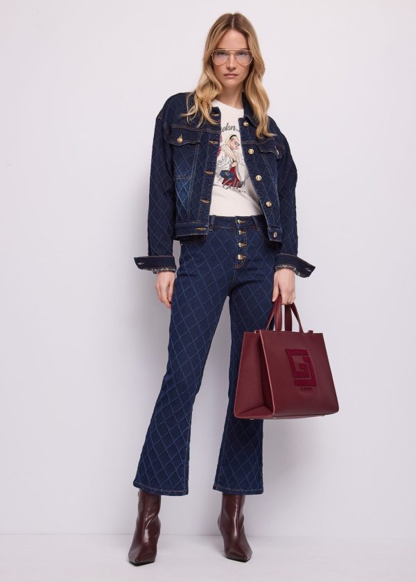 Cazadora vaquera jacquard Gaudí Jeans