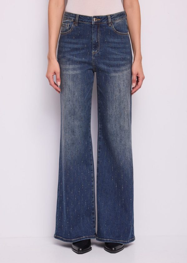 Vaquero de pierna ancha de Gaudí Jeans visto de frente