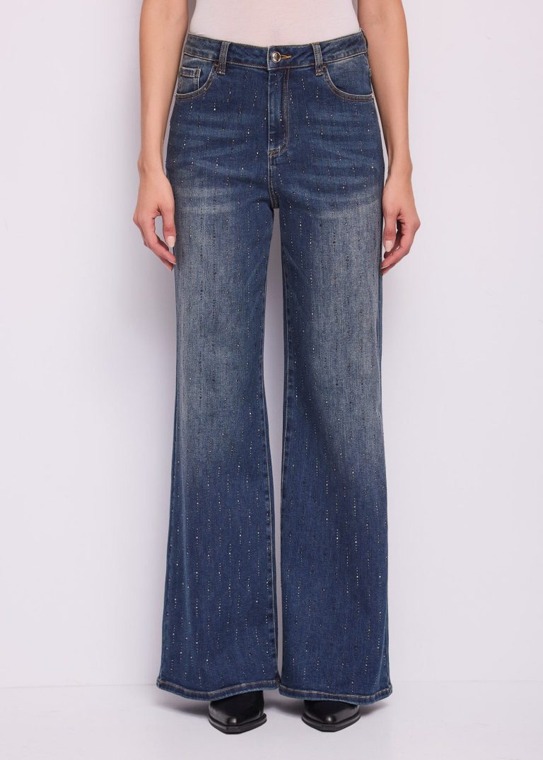 Vaquero de pierna ancha de Gaudí Jeans visto de frente