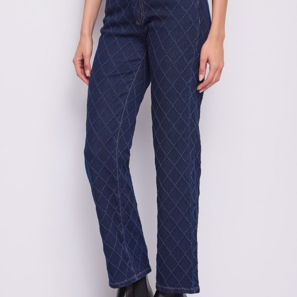 Vaquero recto jacquard Gaudí Jeans