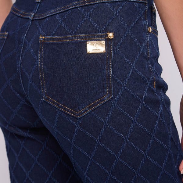 Vaquero recto jacquard Gaudí Jeans