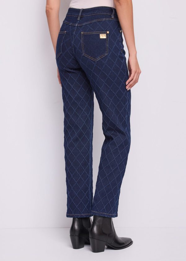 Vaquero recto jacquard Gaudí Jeans