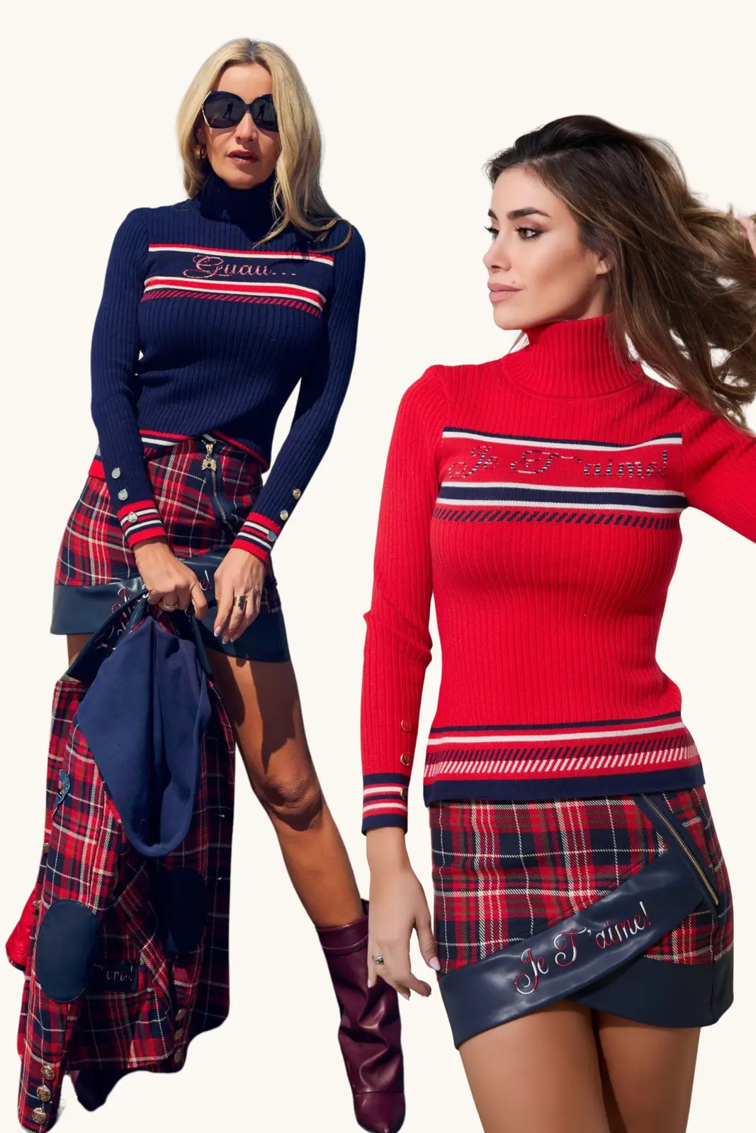 Look Timberlyn y Ranger de Camaleónica en alta montaña, campaña Woman de Mar