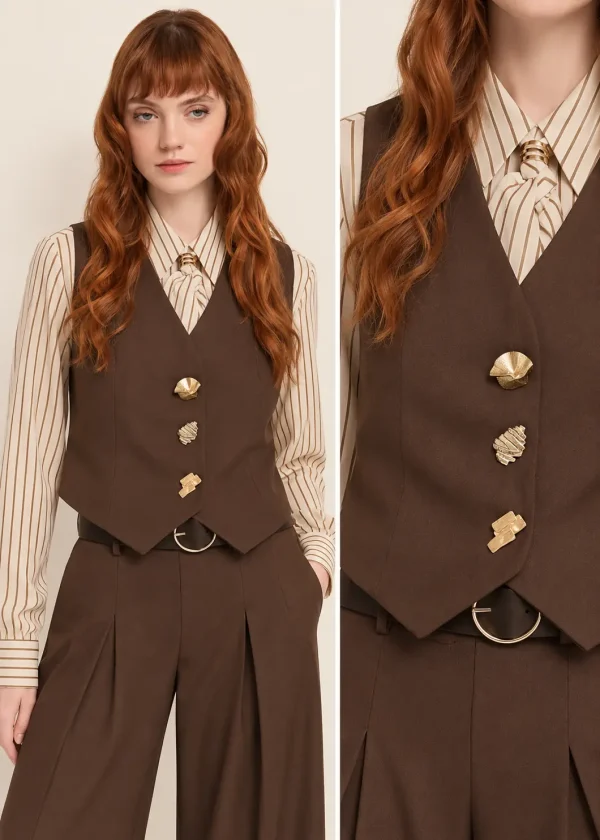 Chaleco cuello v