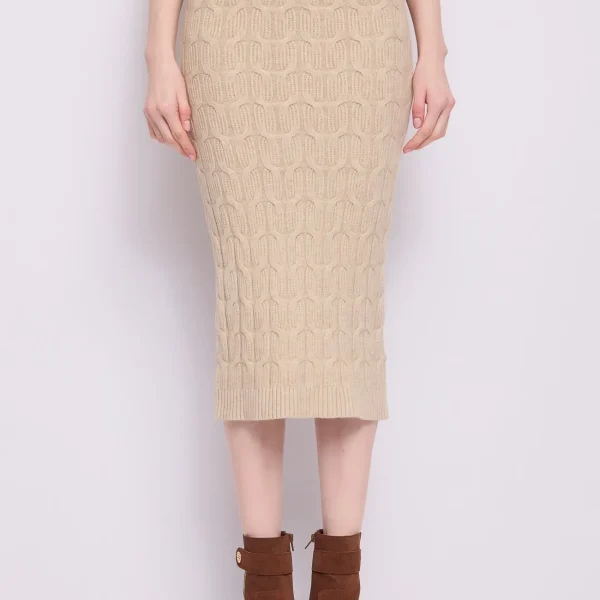 Falda  con trenzado