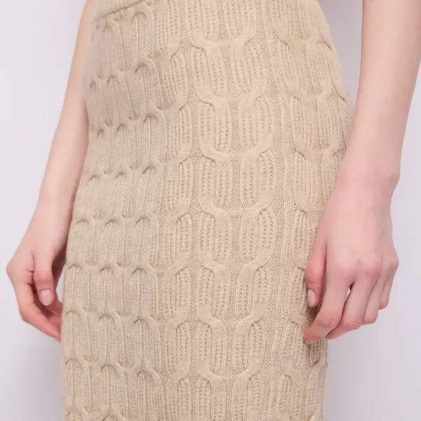 Falda  con trenzado