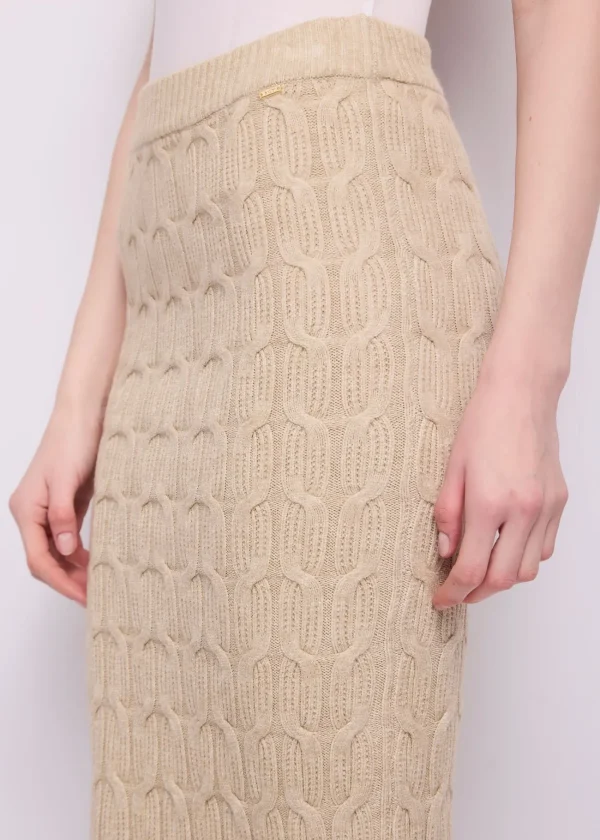 Falda  con trenzado