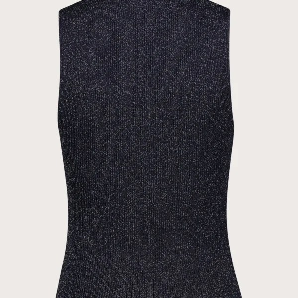 top-viscosa-lurex-cuello-alto-azul-noche-06 Top sin Mangas Lurex